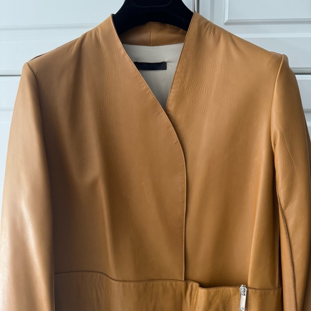 THE ROW LEATHER COAT - Picture 13 of 16